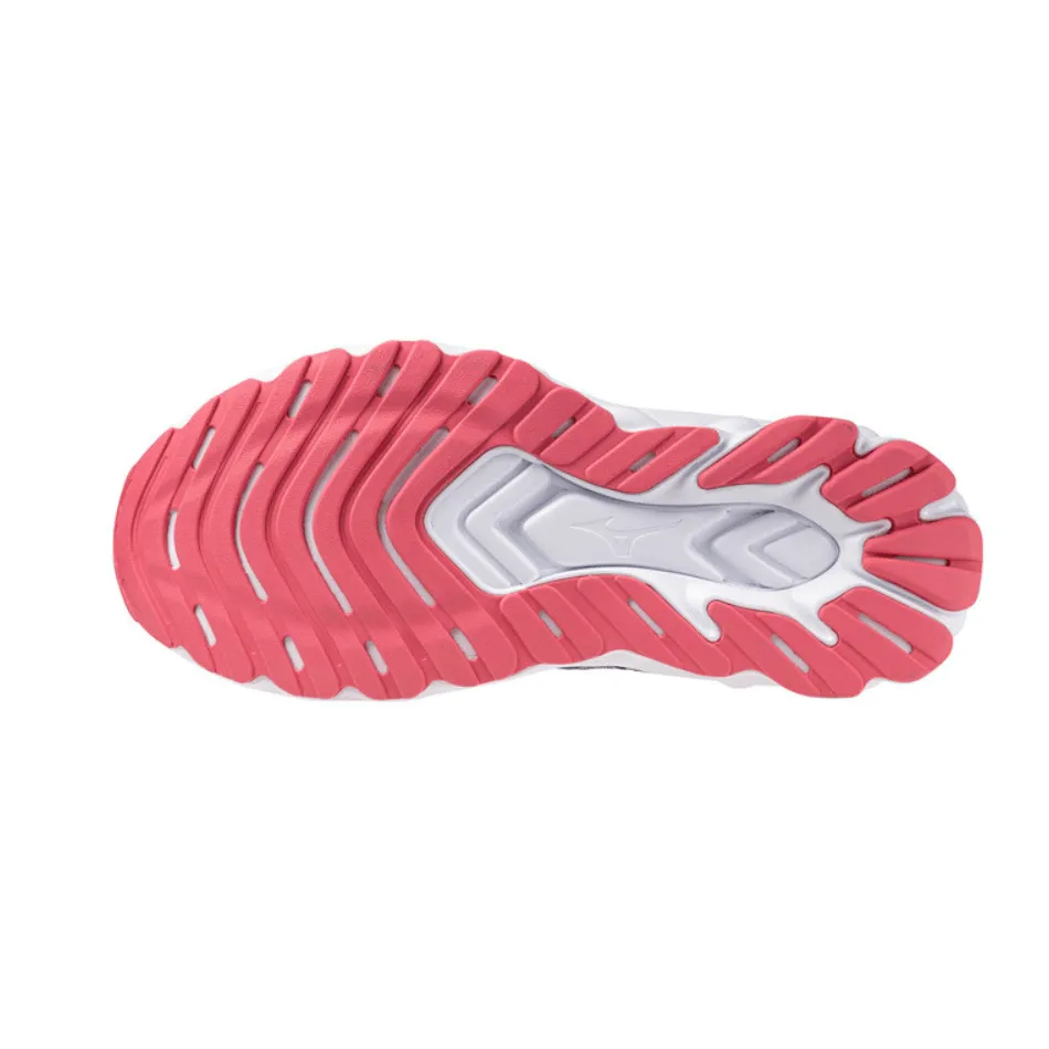 Mizuno Women's Wave Skyrise 6 Running Shoes in Black/Camellia Rose SS25