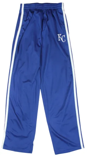 MLB Baseball Kansas City Royals Little Boys Kids / Youth Boys Athletic Pants, Blue