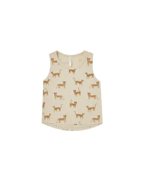 muscle tank || leopard