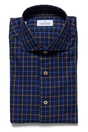 Navy Check Shirt