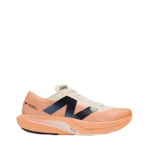 New Balance Women's FuelCell Rebel V4 Running Shoes in Hot Mango/Angora/Black SS25