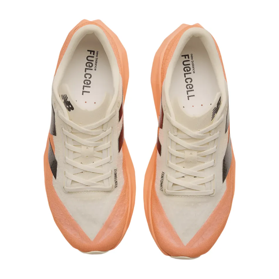 New Balance Women's FuelCell Rebel V4 Running Shoes in Hot Mango/Angora/Black SS25