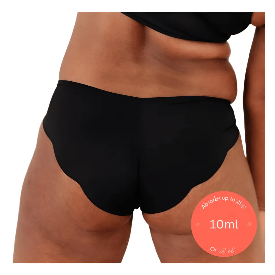 NIXI Body Sarah Sporty Leak Proof Women's Underwear in Black