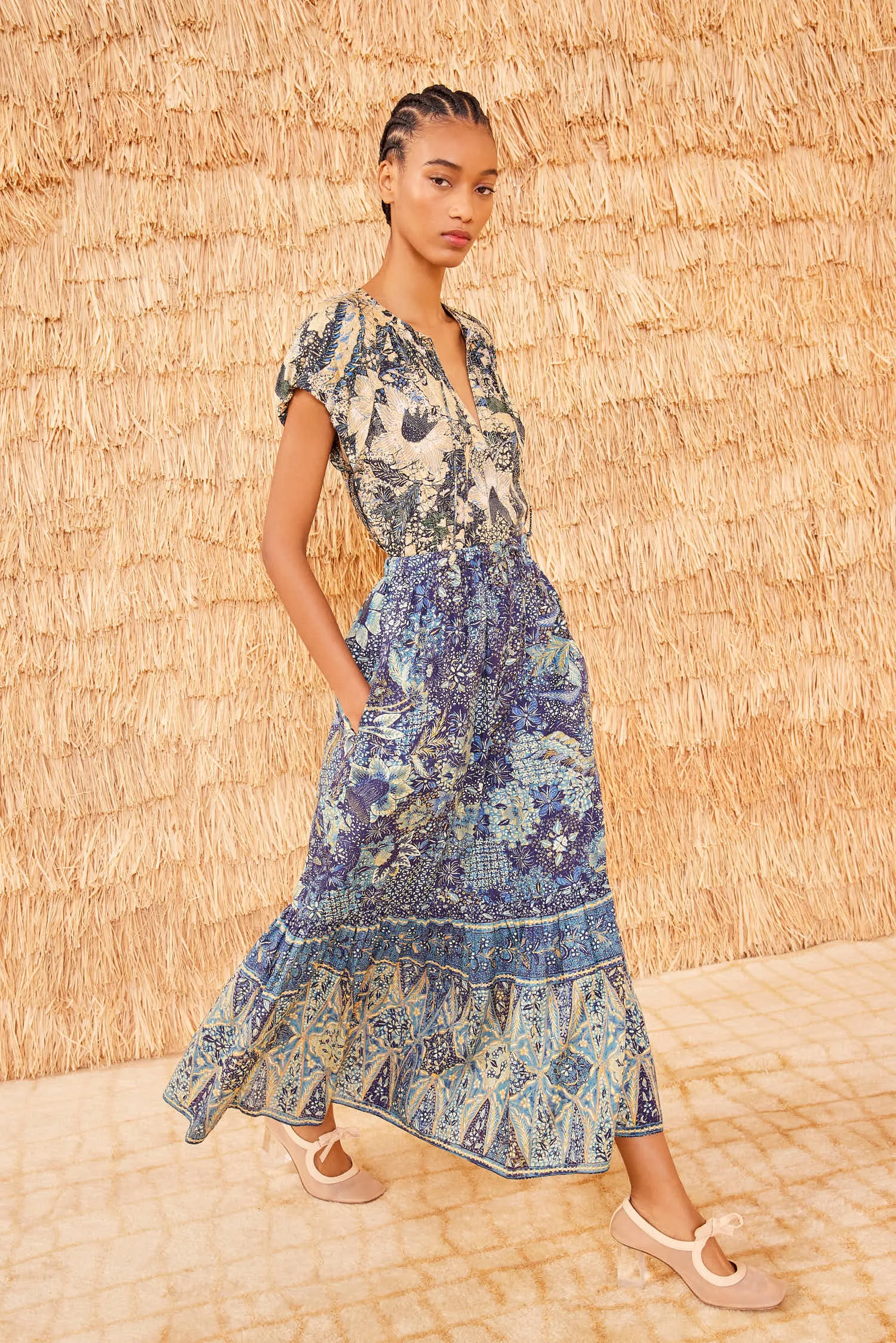 Olina Skirt - Portofino Ulla Johnson