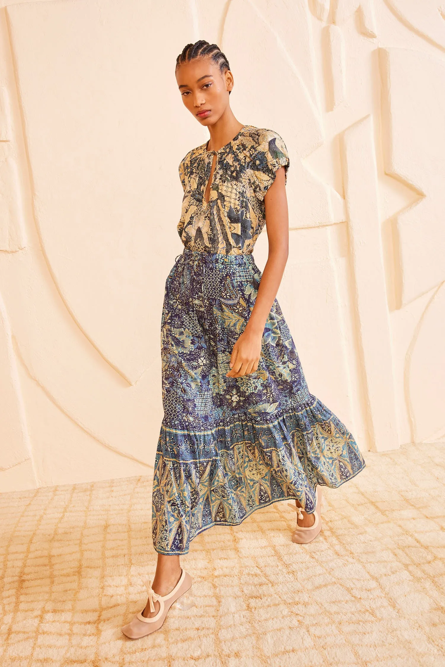 Olina Skirt - Portofino Ulla Johnson