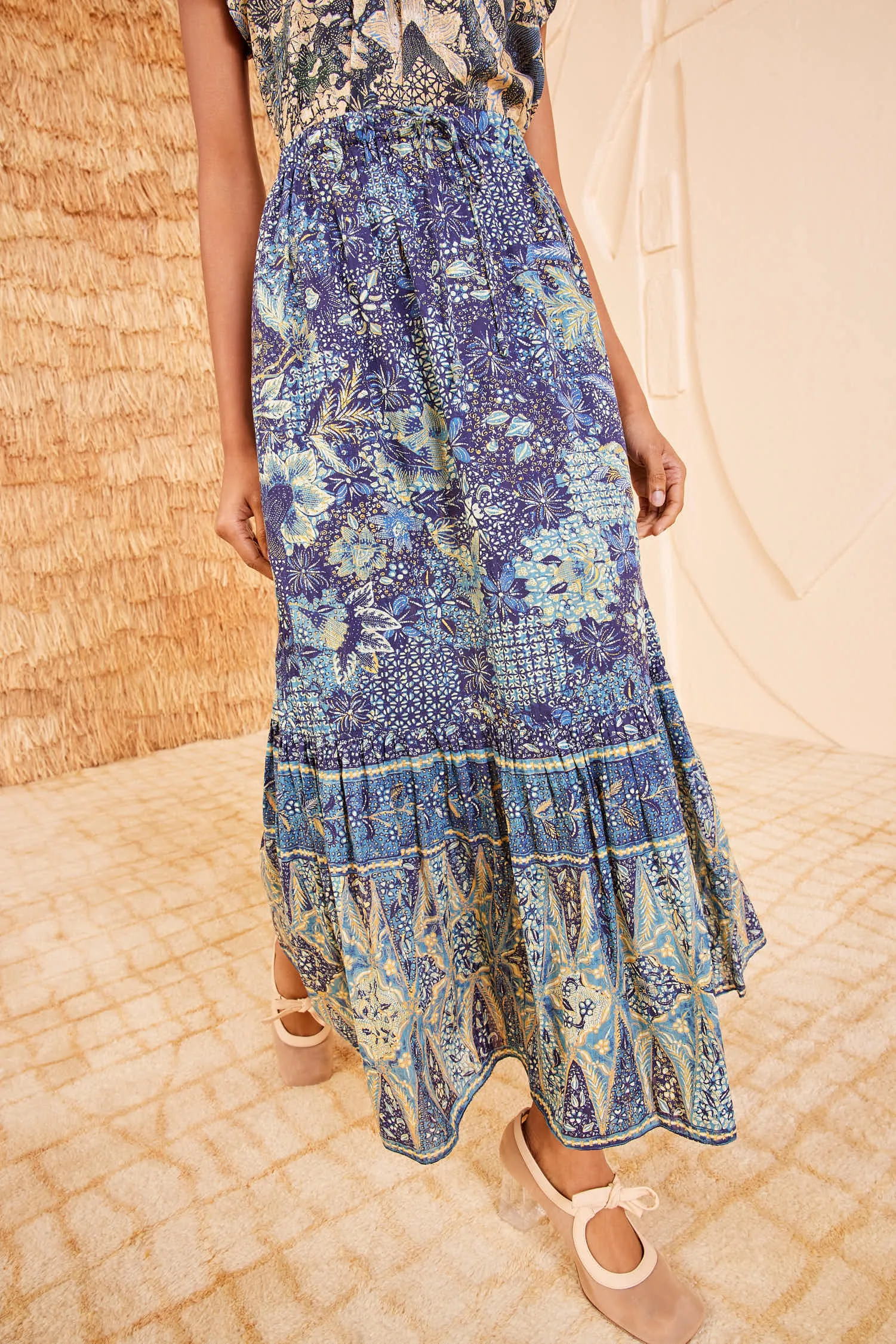Olina Skirt - Portofino Ulla Johnson