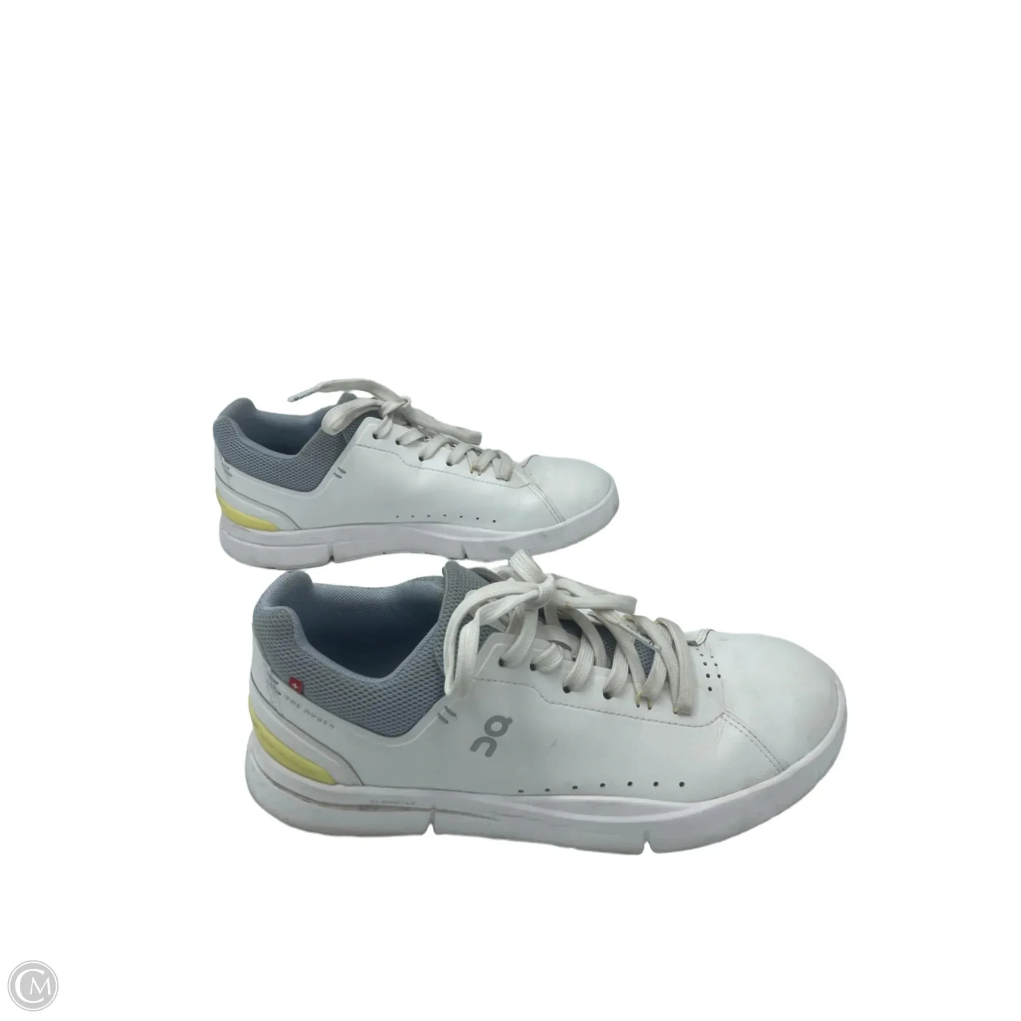 ON "The Roger" Designer Athletic Shoe In White, Size: 8.5