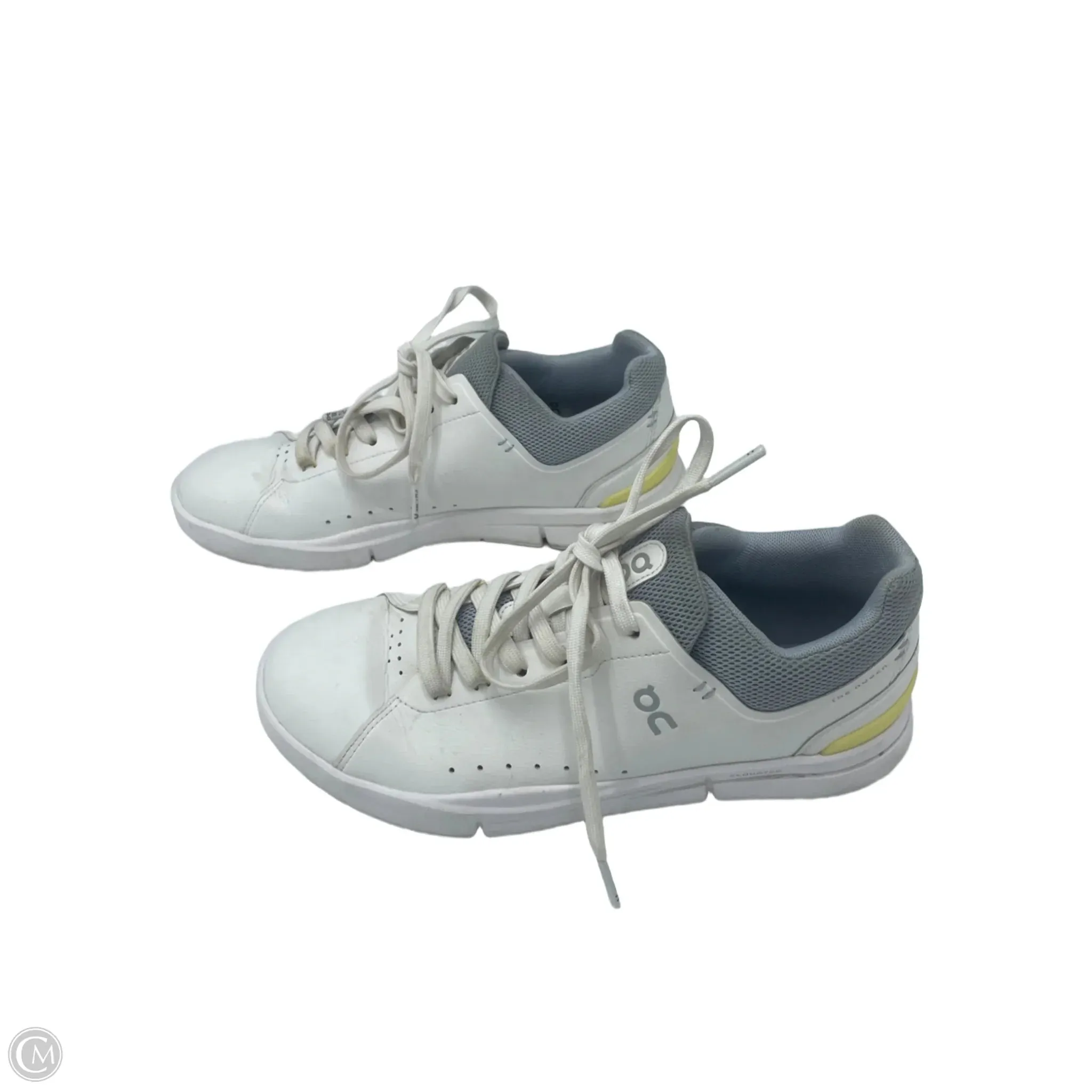 ON "The Roger" Designer Athletic Shoe In White, Size: 8.5
