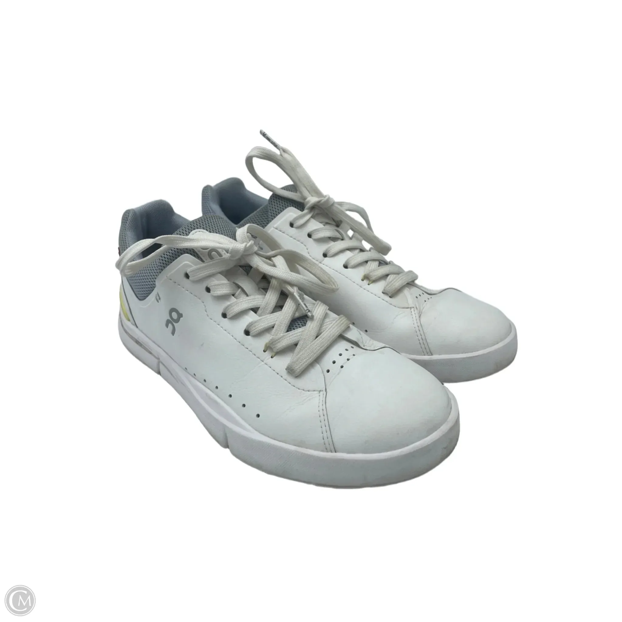 ON "The Roger" Designer Athletic Shoe In White, Size: 8.5