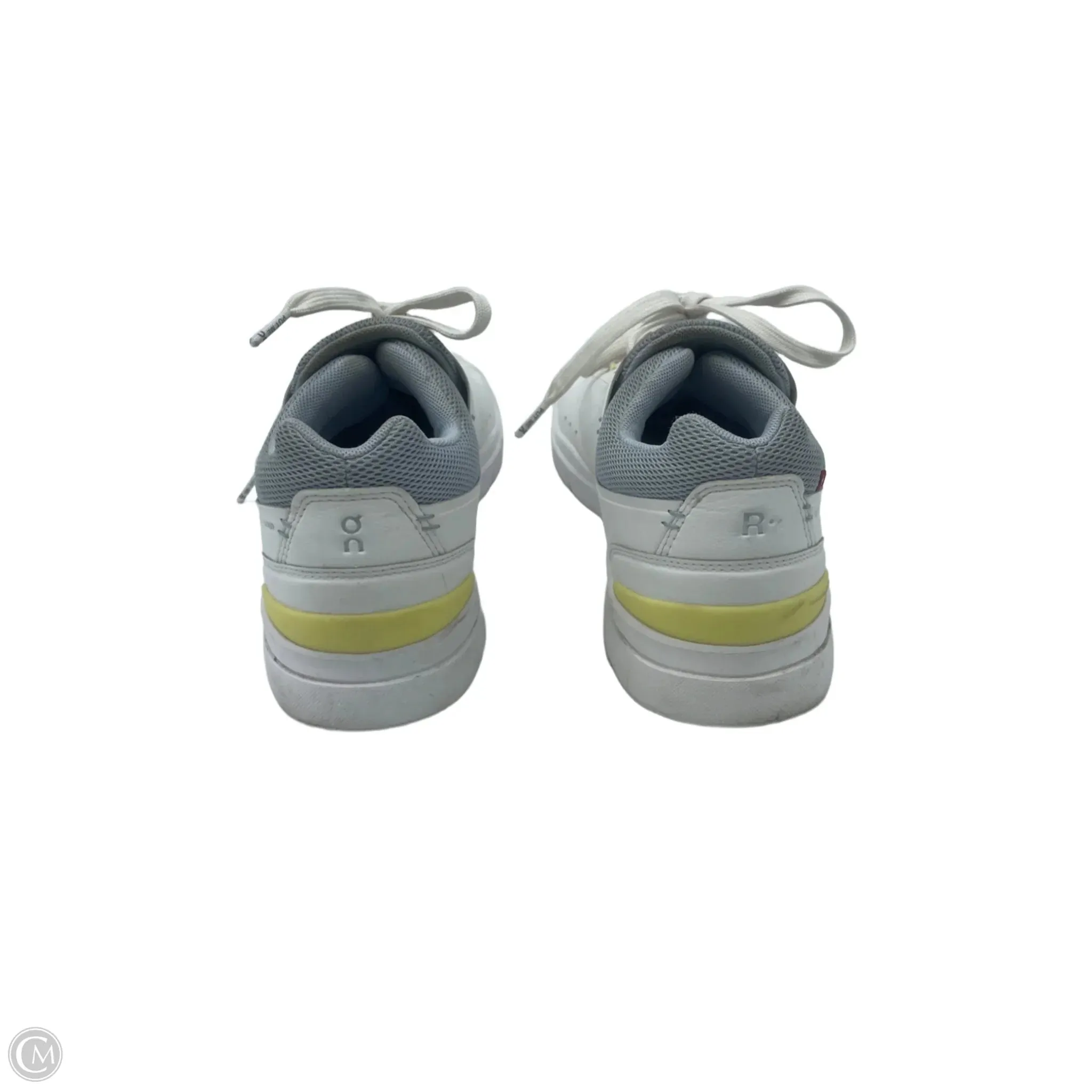ON "The Roger" Designer Athletic Shoe In White, Size: 8.5