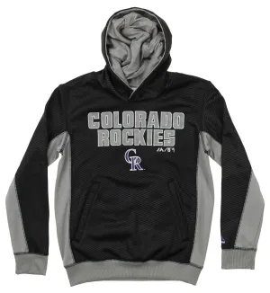 Outerstuff MLB Youth Colorado Rockies Geo Strike Hoodie