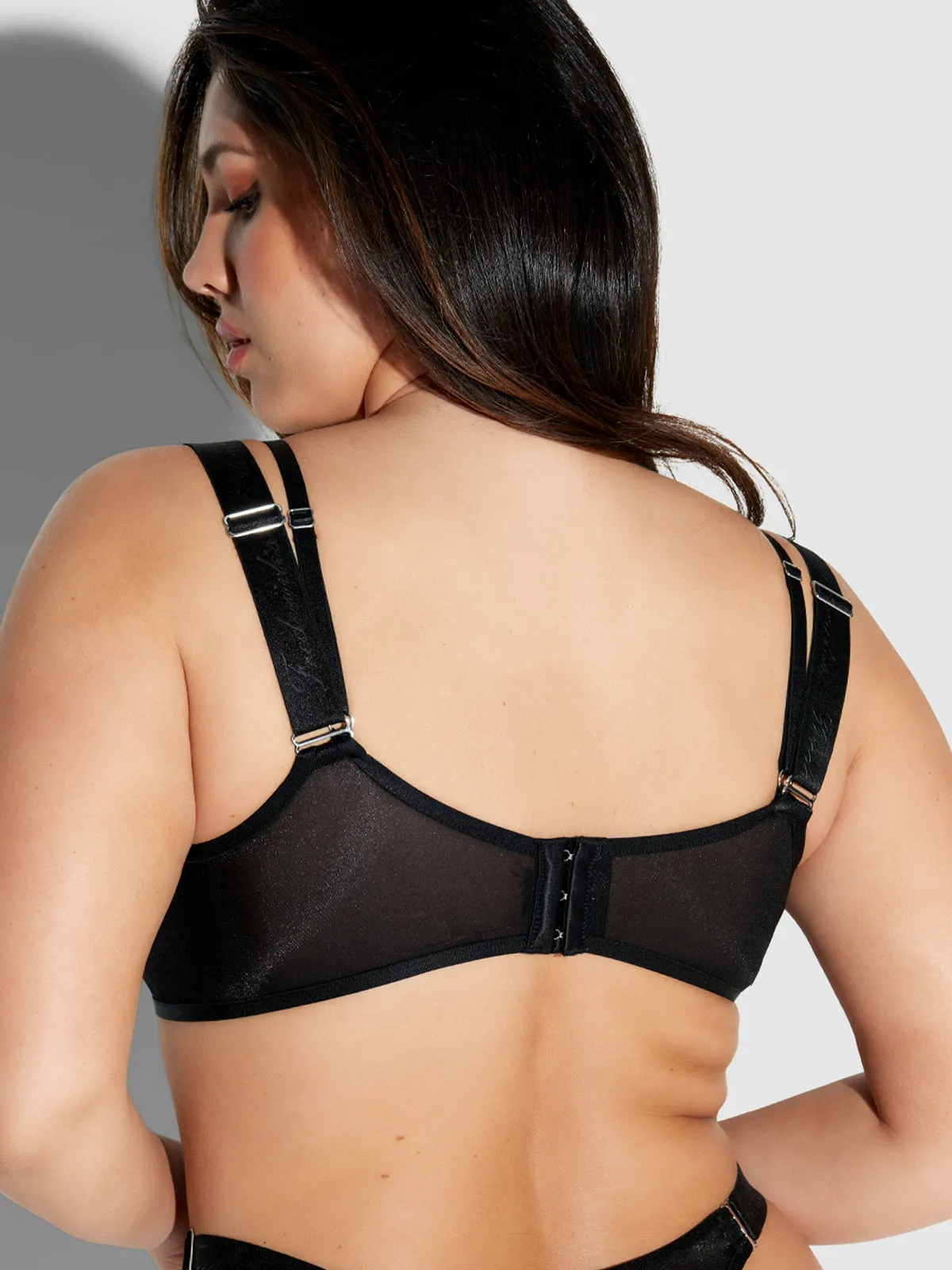 Pia Mesh Underbust Layer Bra by Frederick's of Hollywood