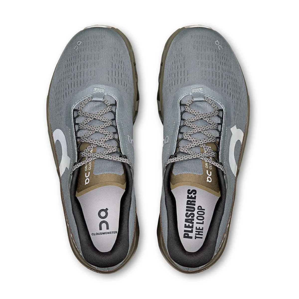   PLEASURES   The LOOP Running Supply Cloudmonster 2 'Mist Olive'