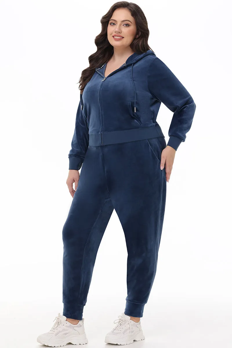 Plus-Size Big Bling Velour Jogger by Juicy Couture