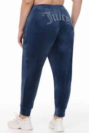 Plus-Size Big Bling Velour Jogger by Juicy Couture