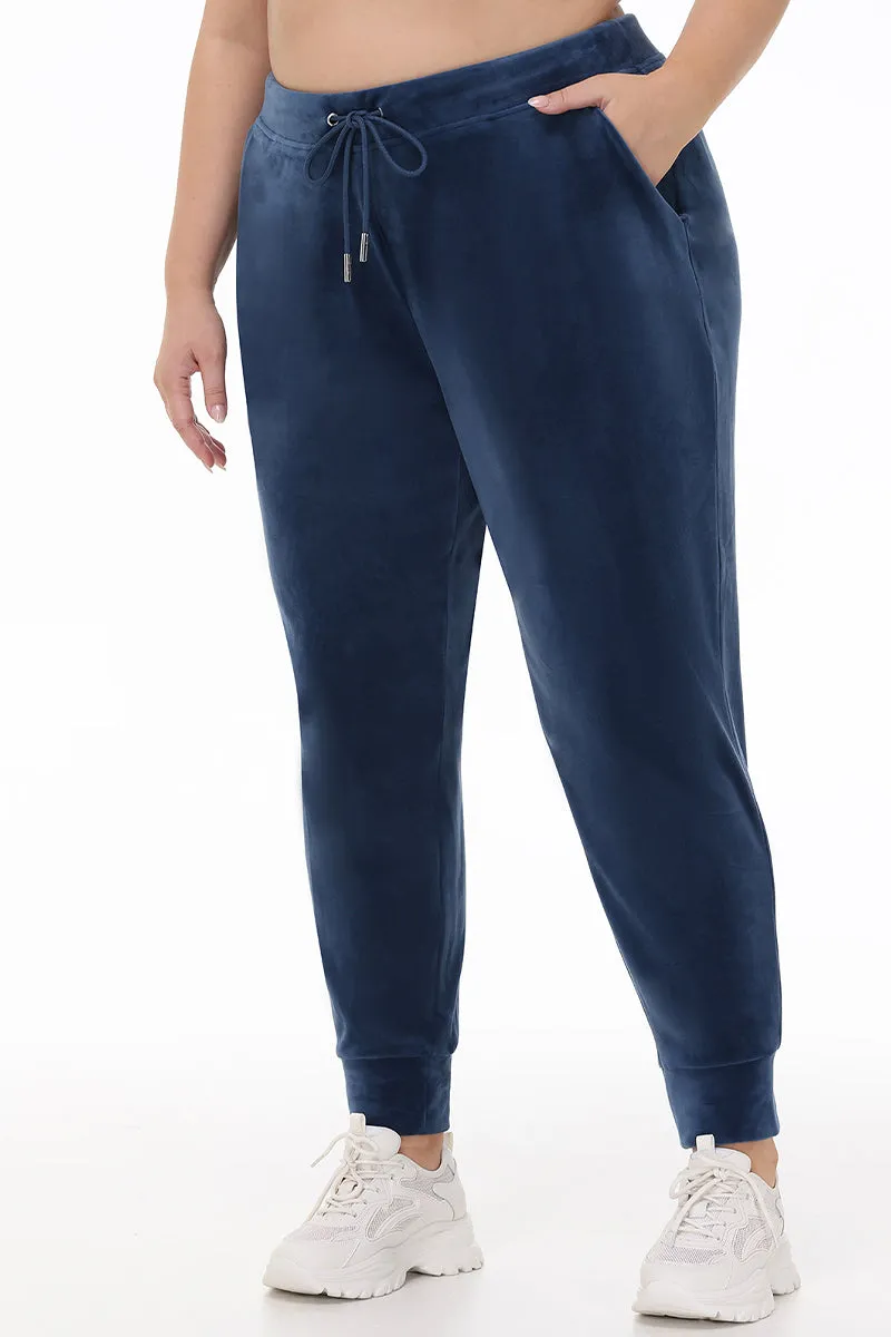 Plus-Size Big Bling Velour Jogger by Juicy Couture