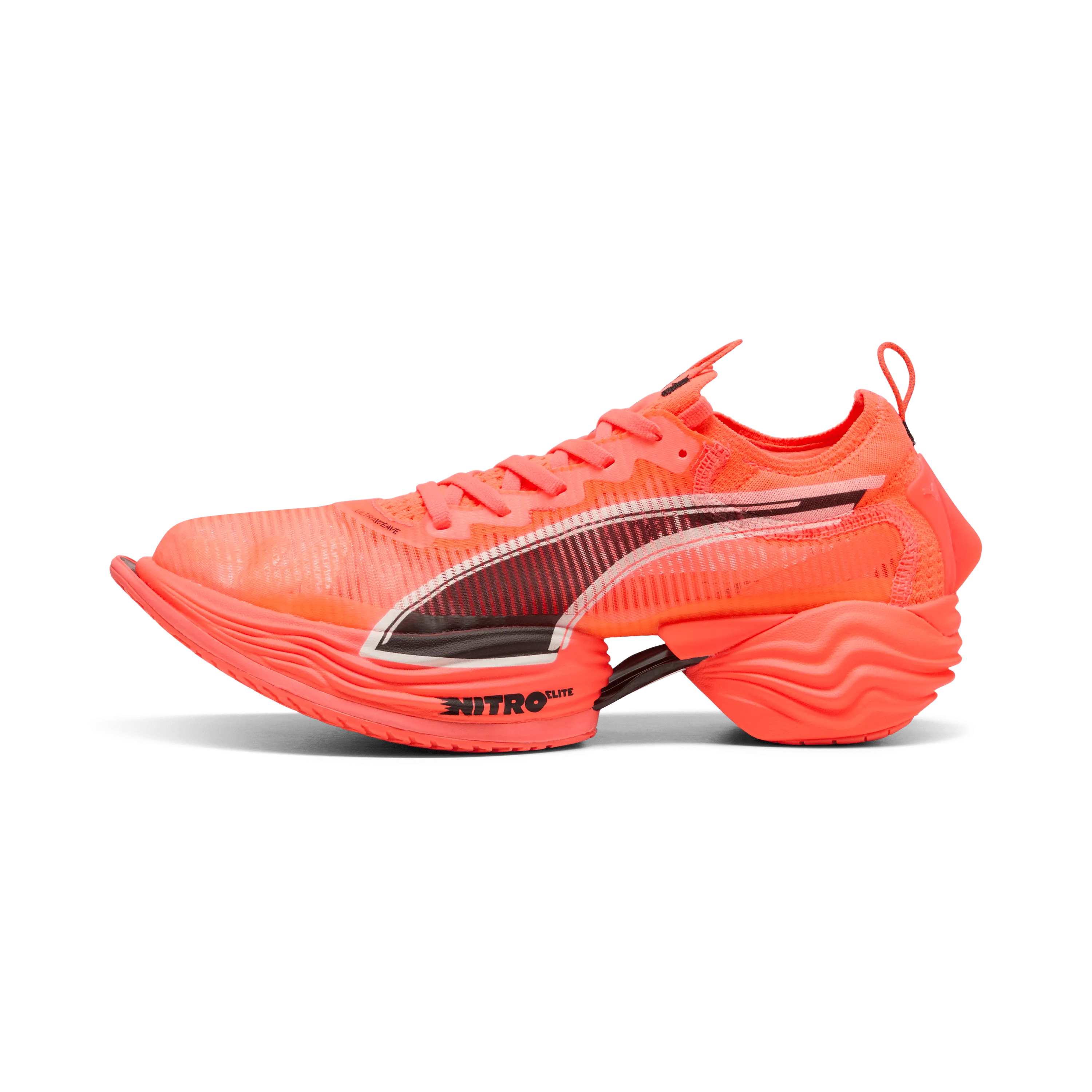Puma Women's Fast-R NITRO Elite 2 Running Shoes in Glowing Red/Puma White SS25