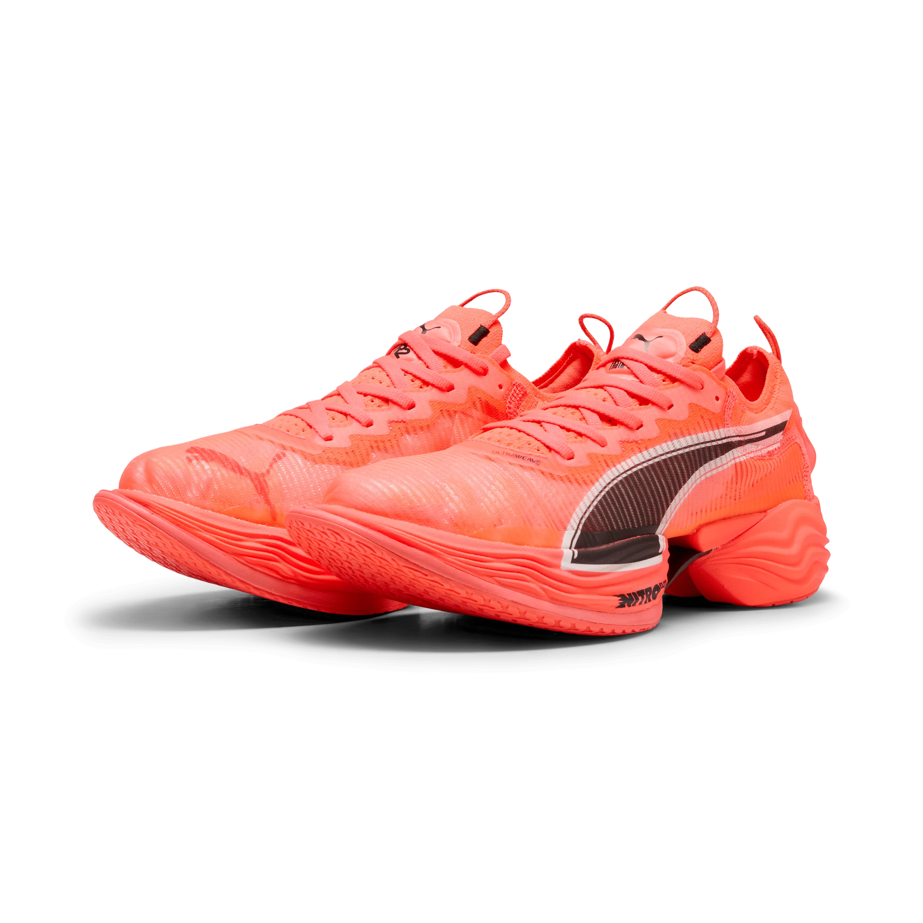 Puma Women's Fast-R NITRO Elite 2 Running Shoes in Glowing Red/Puma White SS25