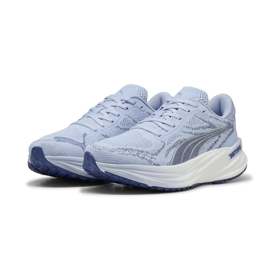 Puma Women's Magnify NITRO 2 Running Shoes in Cool Weather/Blue Crystal SS25