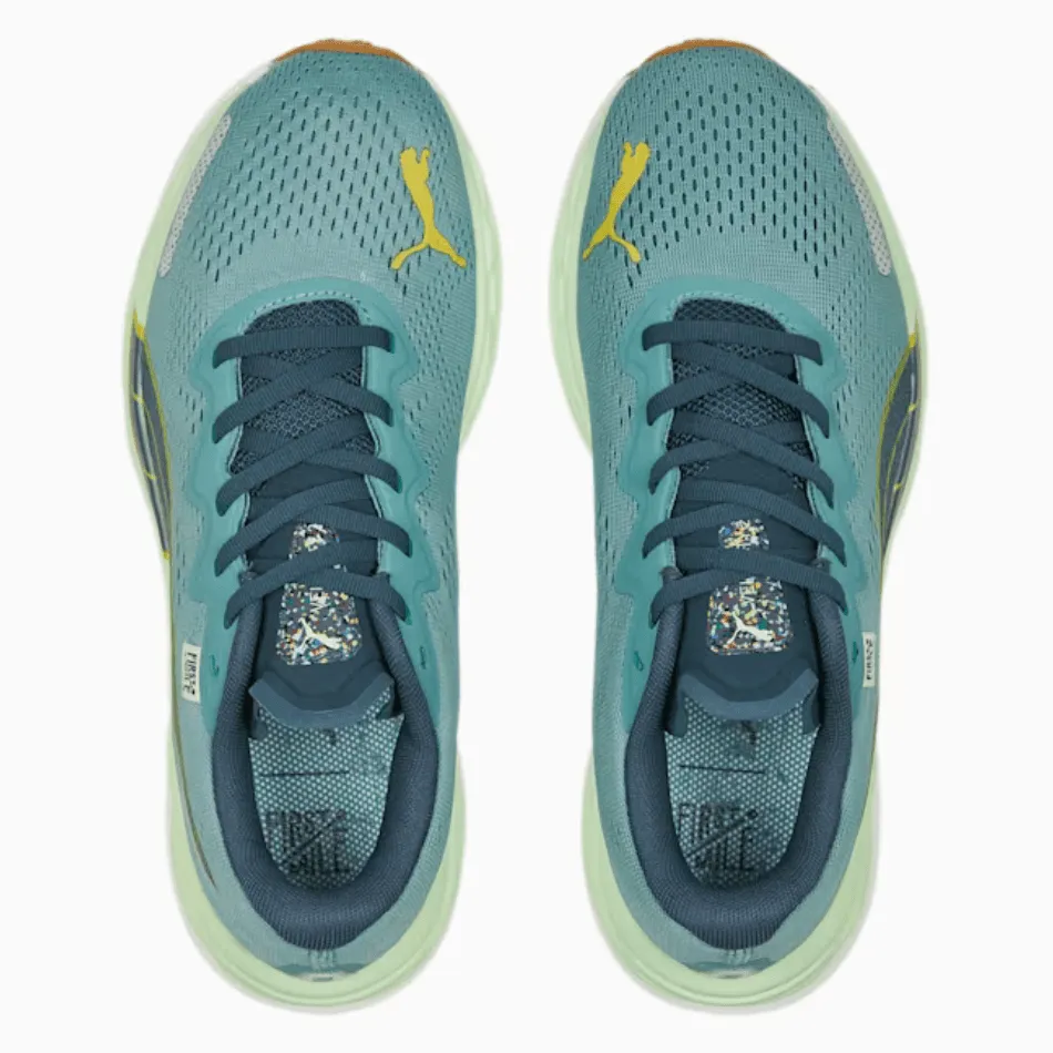 Puma Women's Velocity Nitro 2 Fmile Running Shoes in Adriatic/Dark Night/Fresh Pear SS23