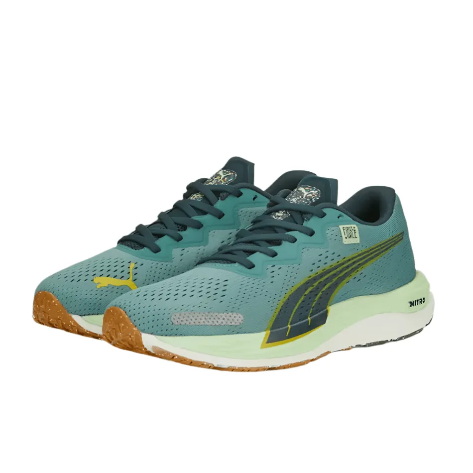 Puma Women's Velocity Nitro 2 Fmile Running Shoes in Adriatic/Dark Night/Fresh Pear SS23