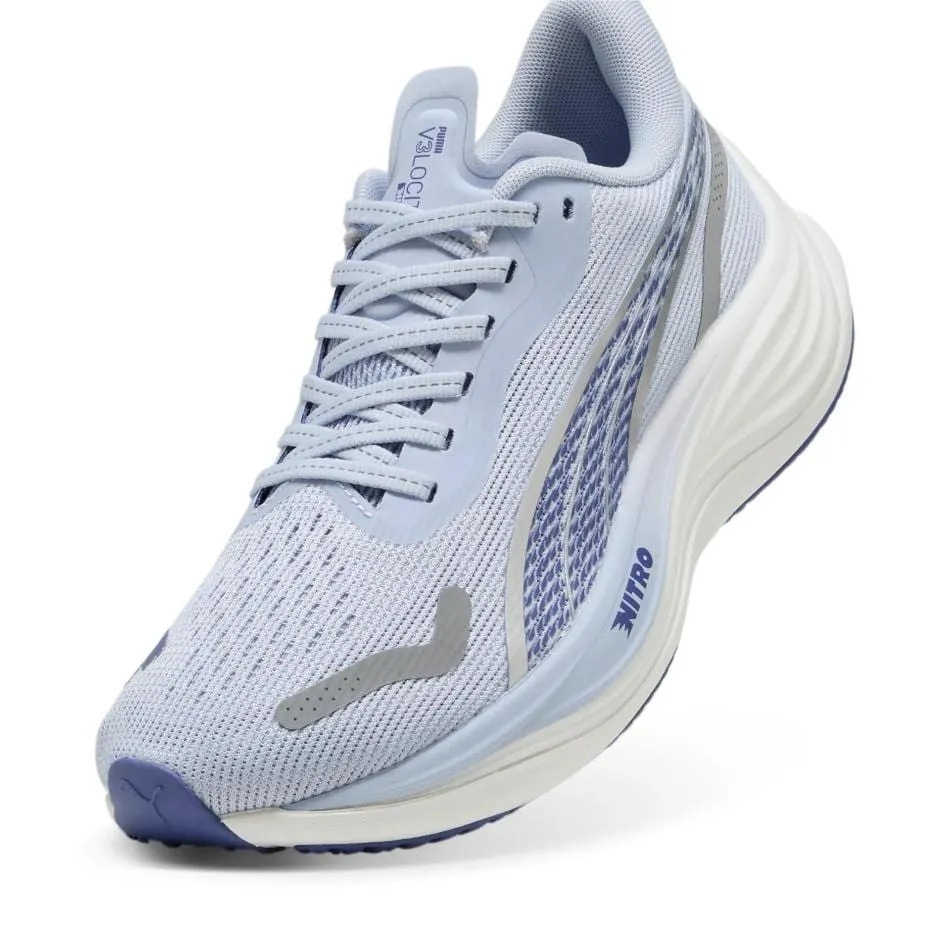 Puma Women's Velocity Nitro 3 Running Shoes in Cool Weather/Blue Crystal SS25