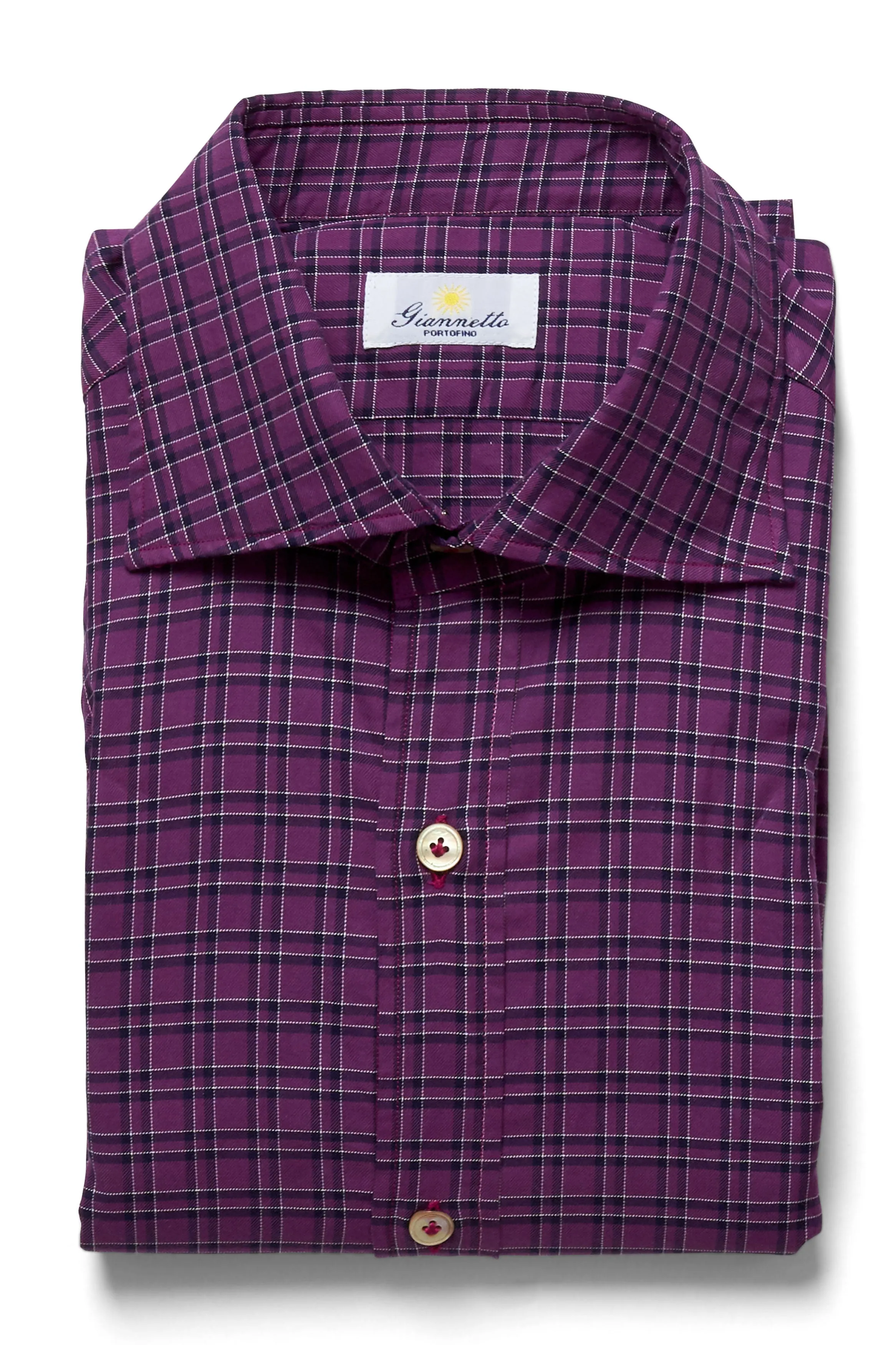Purple Check Shirt
