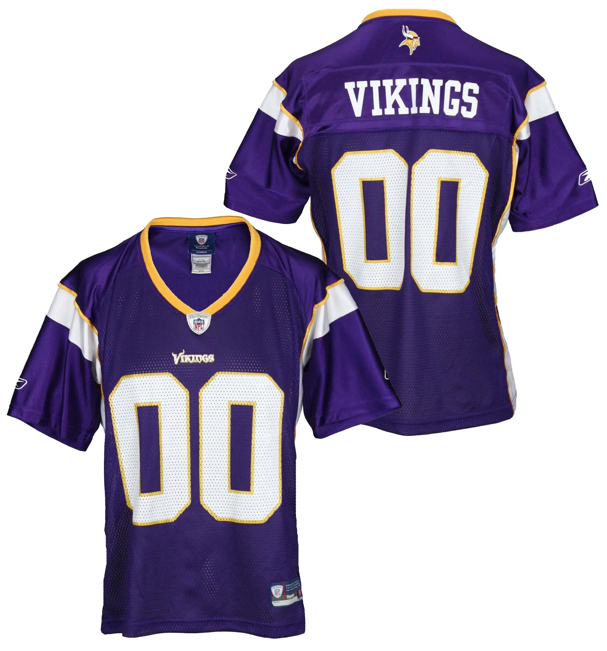 Reebok NFL Women's Minnesota Vikings Team 00 Jersey, Color Options