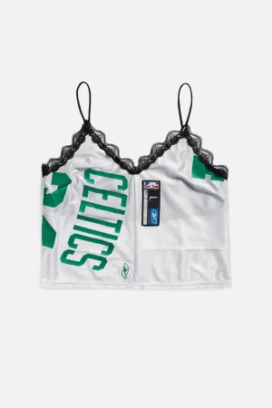 Rework Boston Celtics NBA Lace Tank - L Frankie