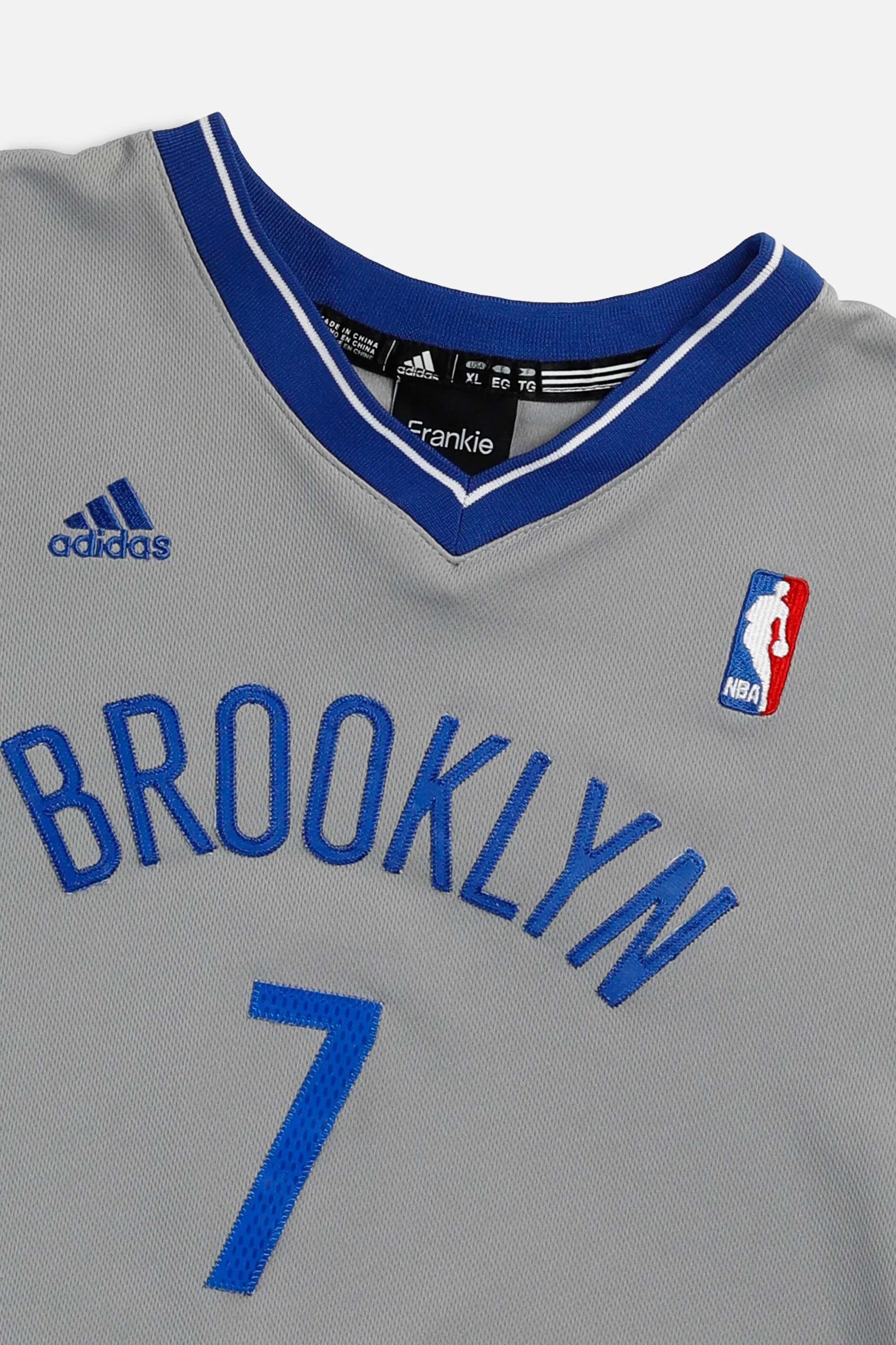 Rework Brooklyn Nets NBA Crop Jersey - S Frankie