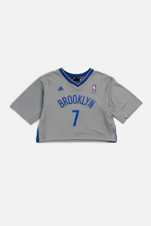 Rework Brooklyn Nets NBA Crop Jersey - S Frankie
