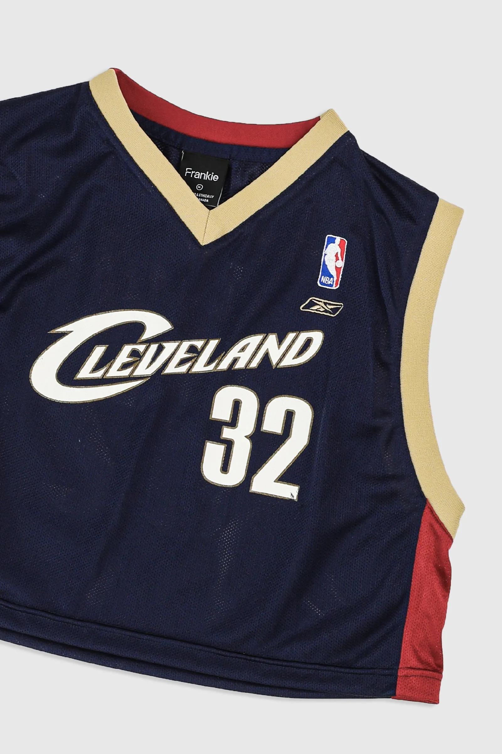 Rework Cleveland Cavaliers Crop Jersey - XL Frankie