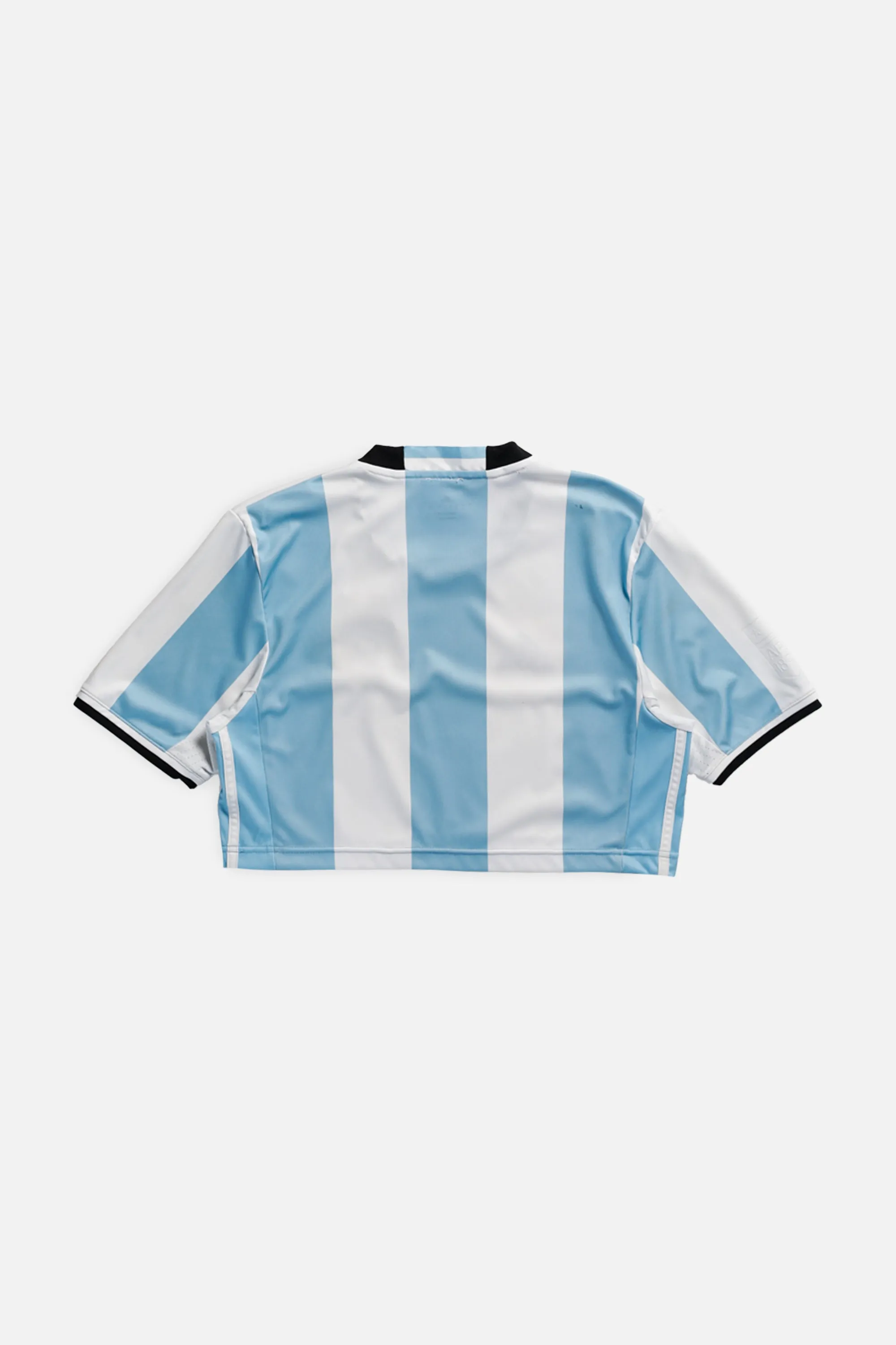 Rework Crop Argentina Soccer Jersey - S Frankie