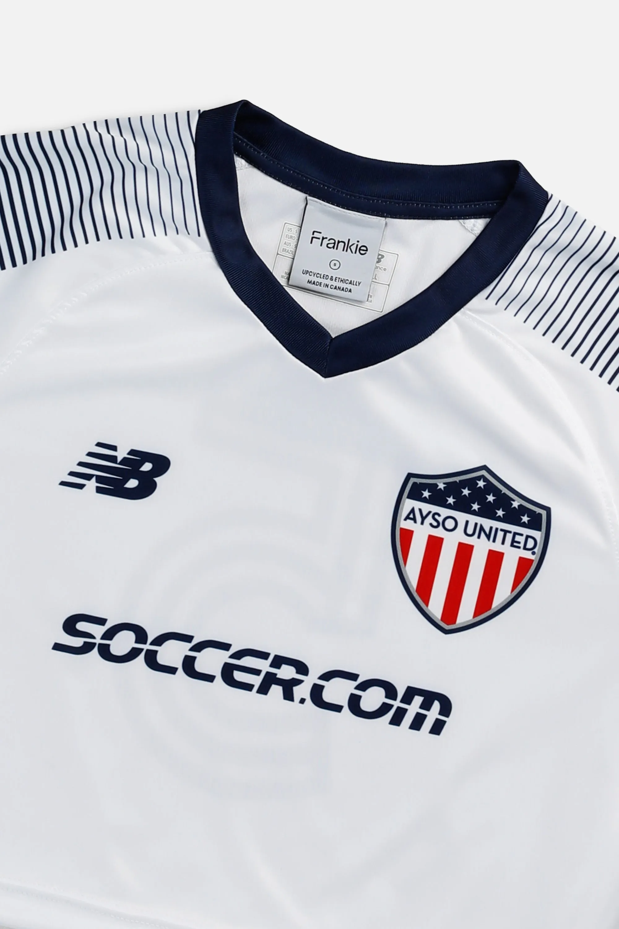 Rework Crop Ayso United Soccer Jersey - S Frankie