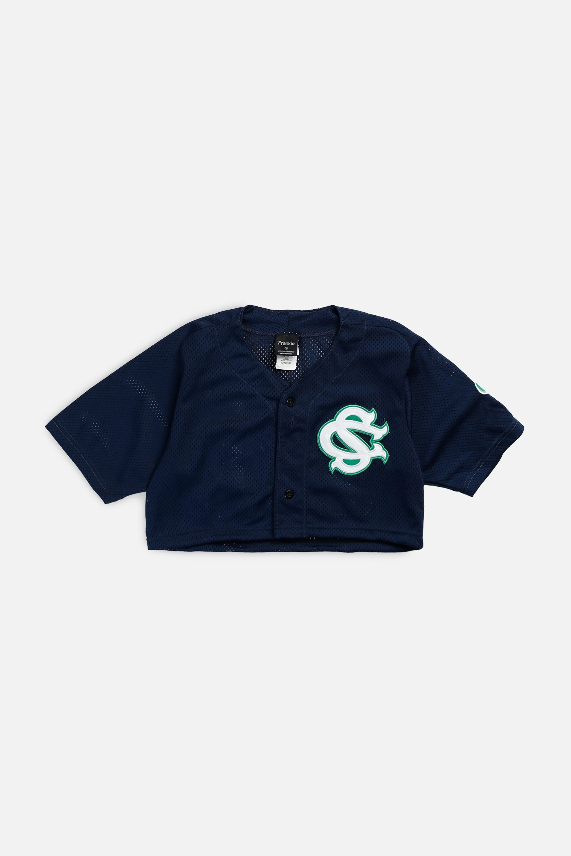 Rework Crop Baseball Jersey - M Frankie