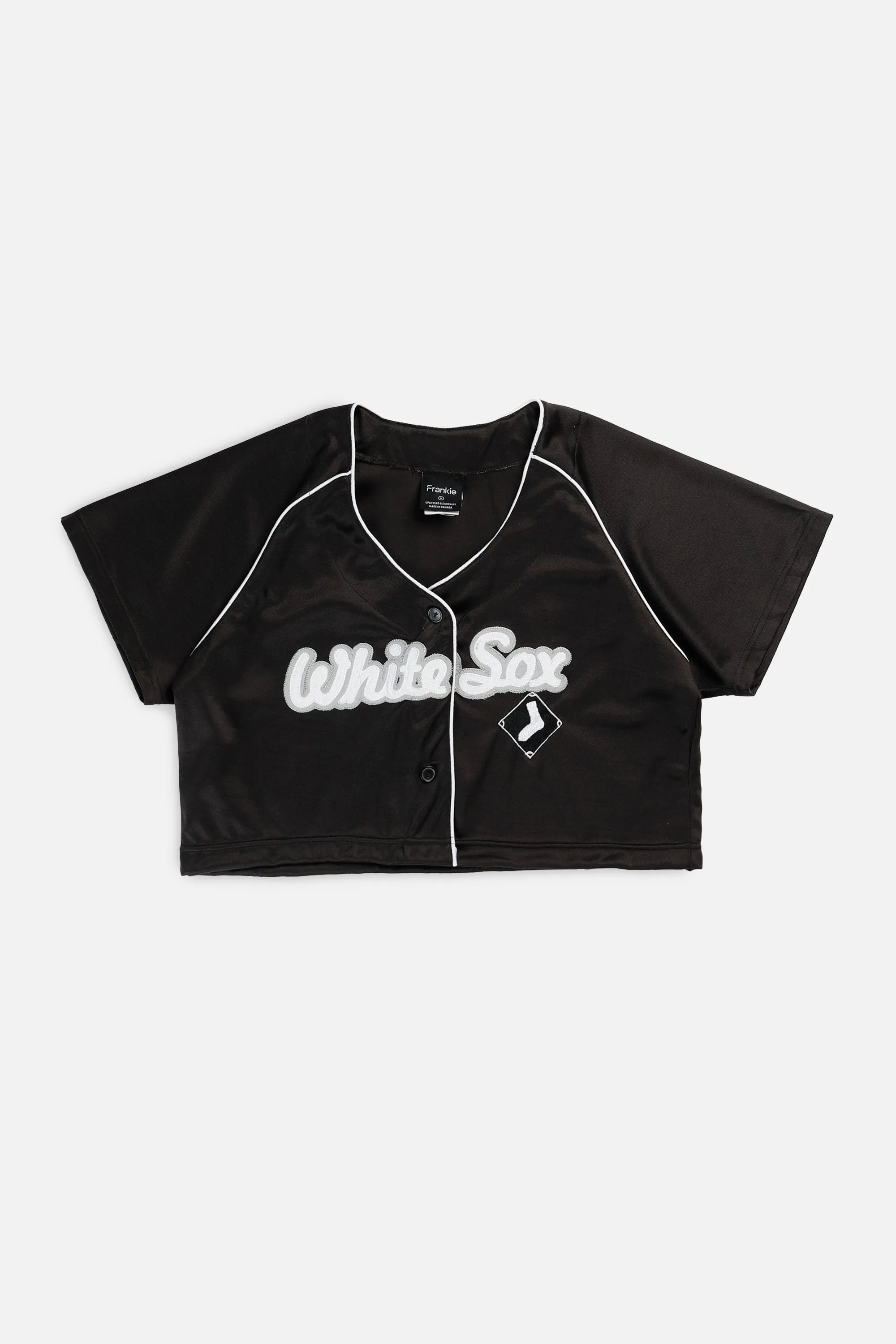 Rework Crop Chicago White Sox MLB Jersey - M Frankie
