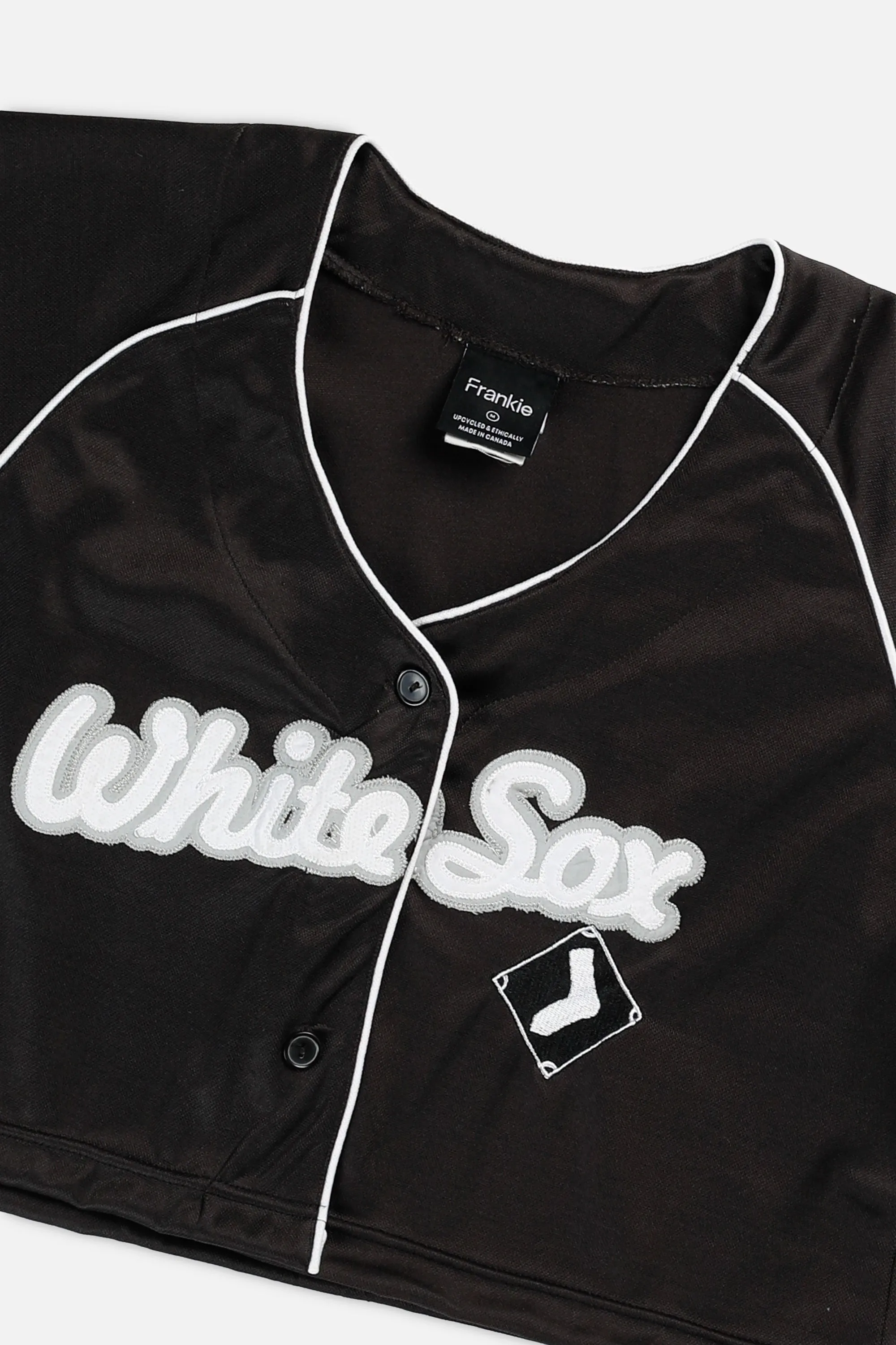 Rework Crop Chicago White Sox MLB Jersey - M Frankie