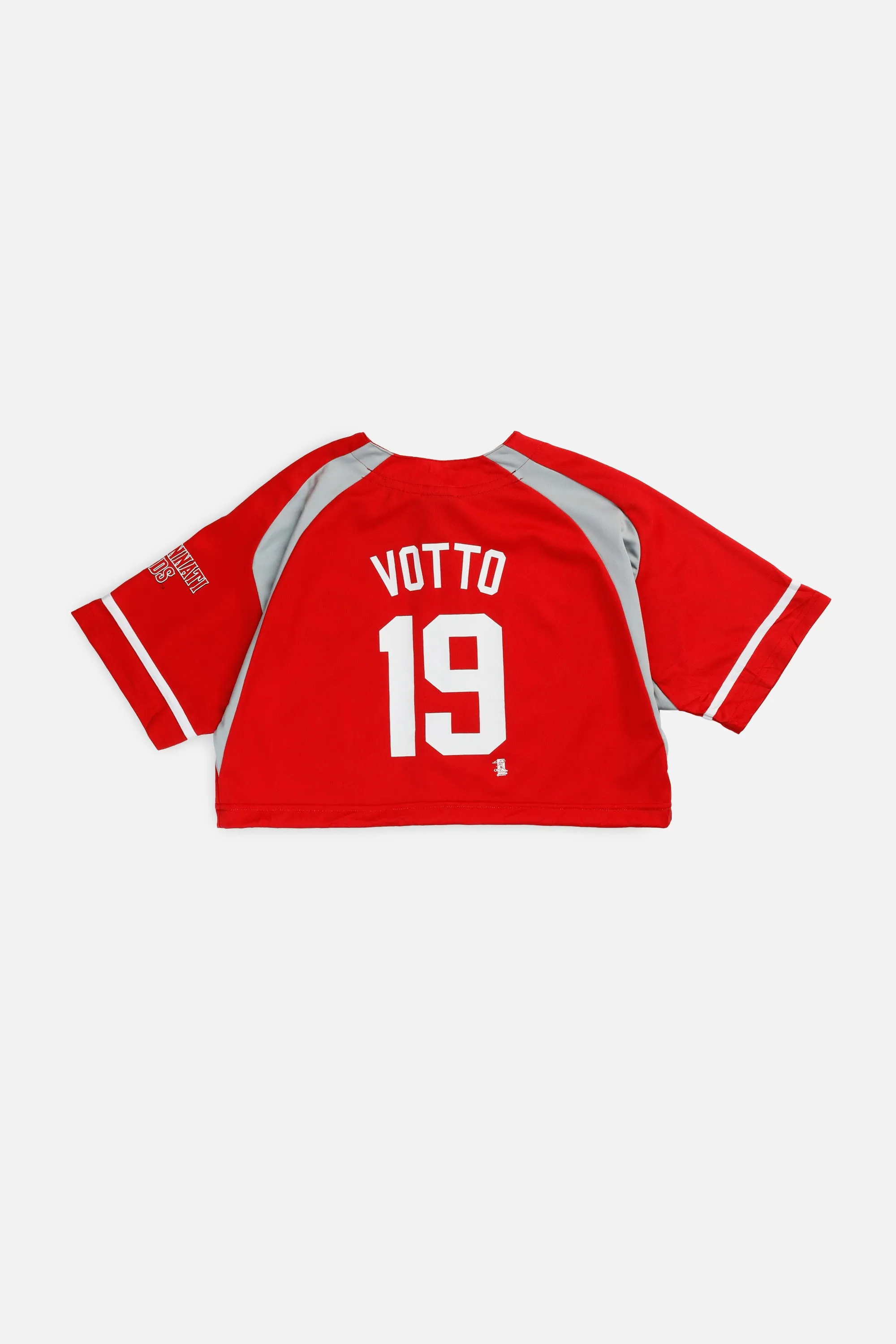 Rework Crop Cincinnati Reds MLB Jersey - M Frankie