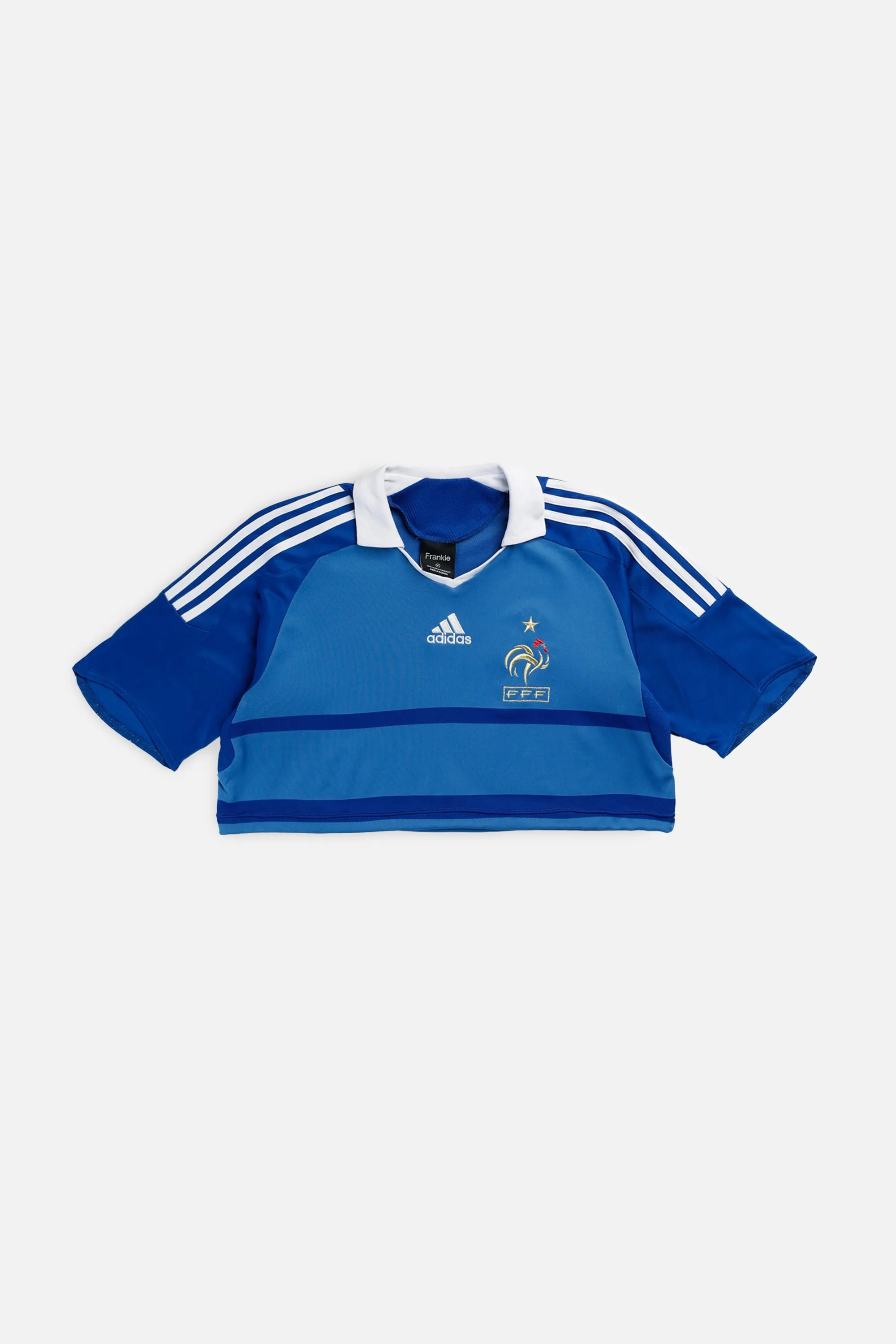 Rework Crop France Soccer Jersey - M Frankie