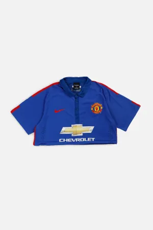 Rework Crop Manchester Soccer Jersey - M Frankie