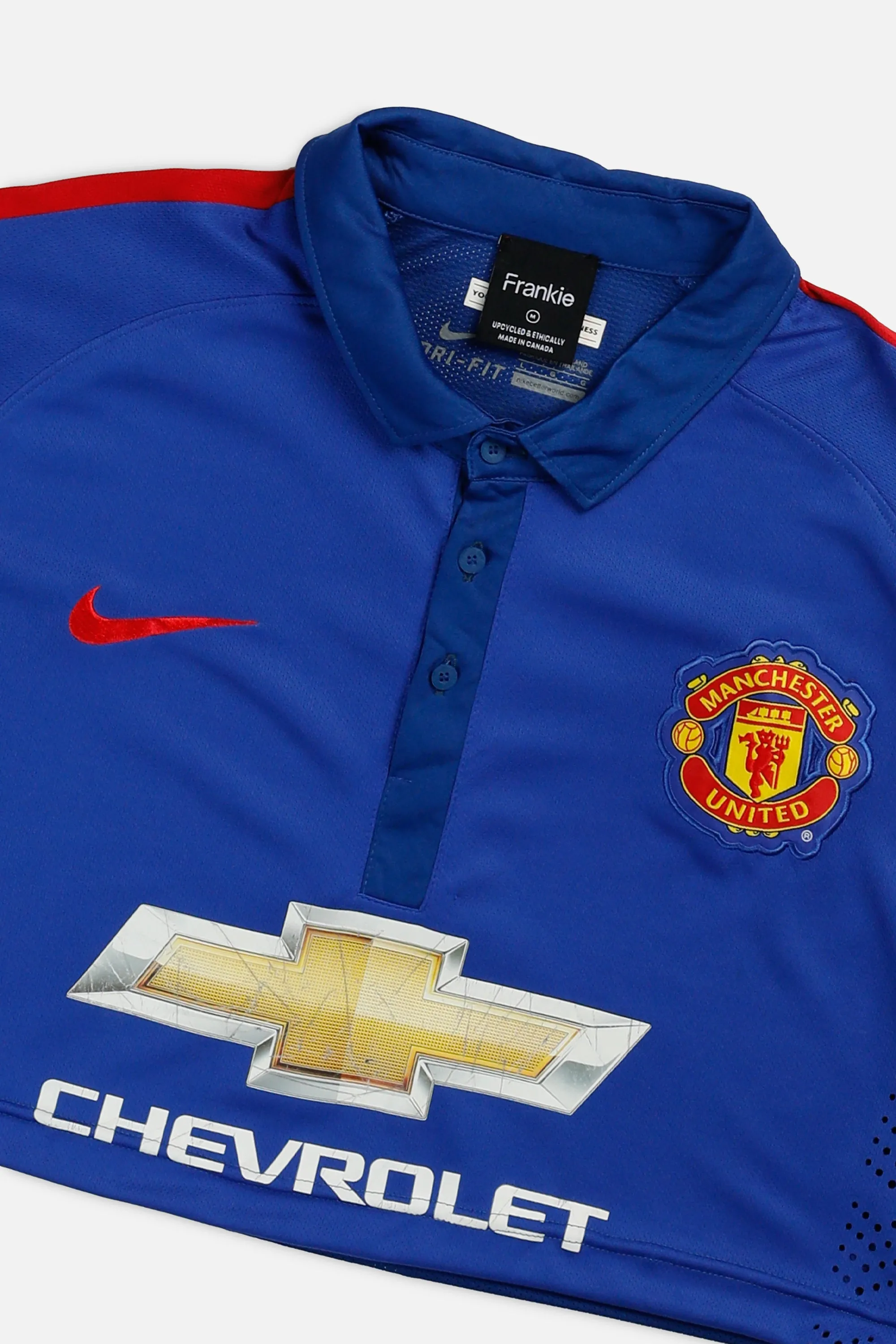 Rework Crop Manchester Soccer Jersey - M Frankie