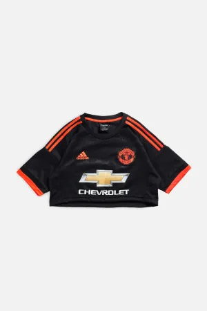 Rework Crop Manchester Soccer Jersey - S Frankie