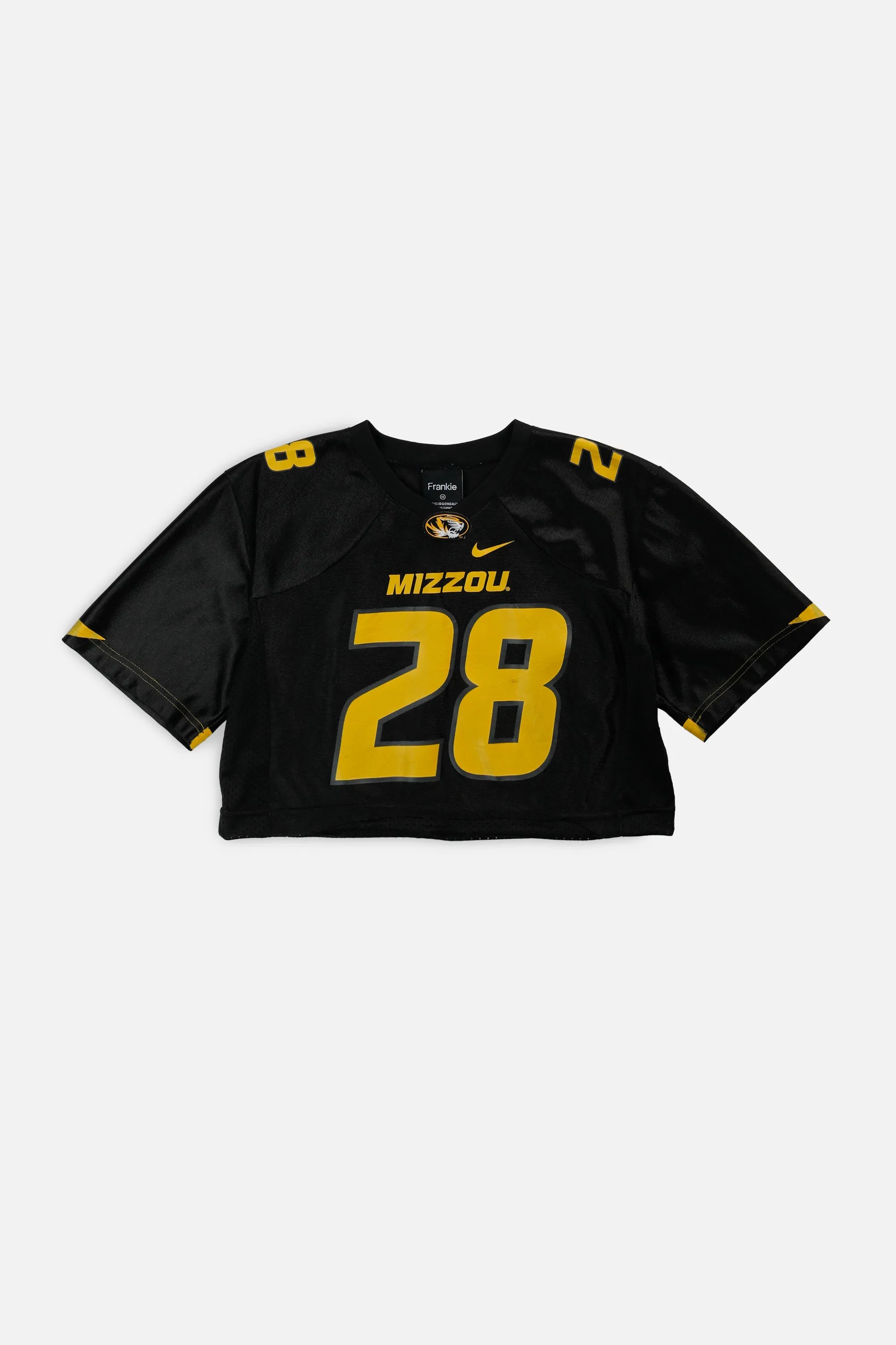 Rework Crop Missouri Tigers NCAA Jersey - XS Frankie