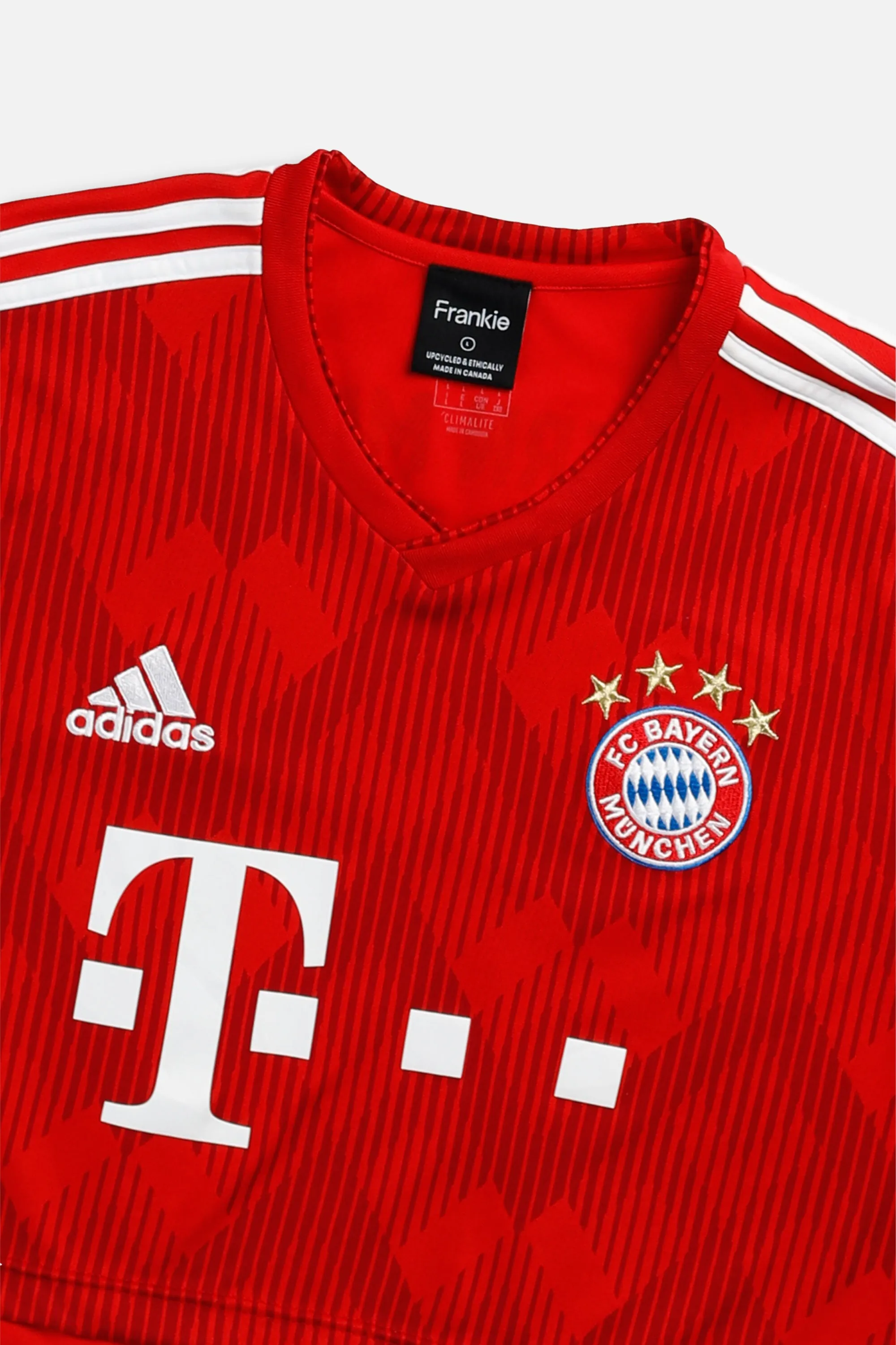 Rework Crop Munich Soccer Jersey - L Frankie