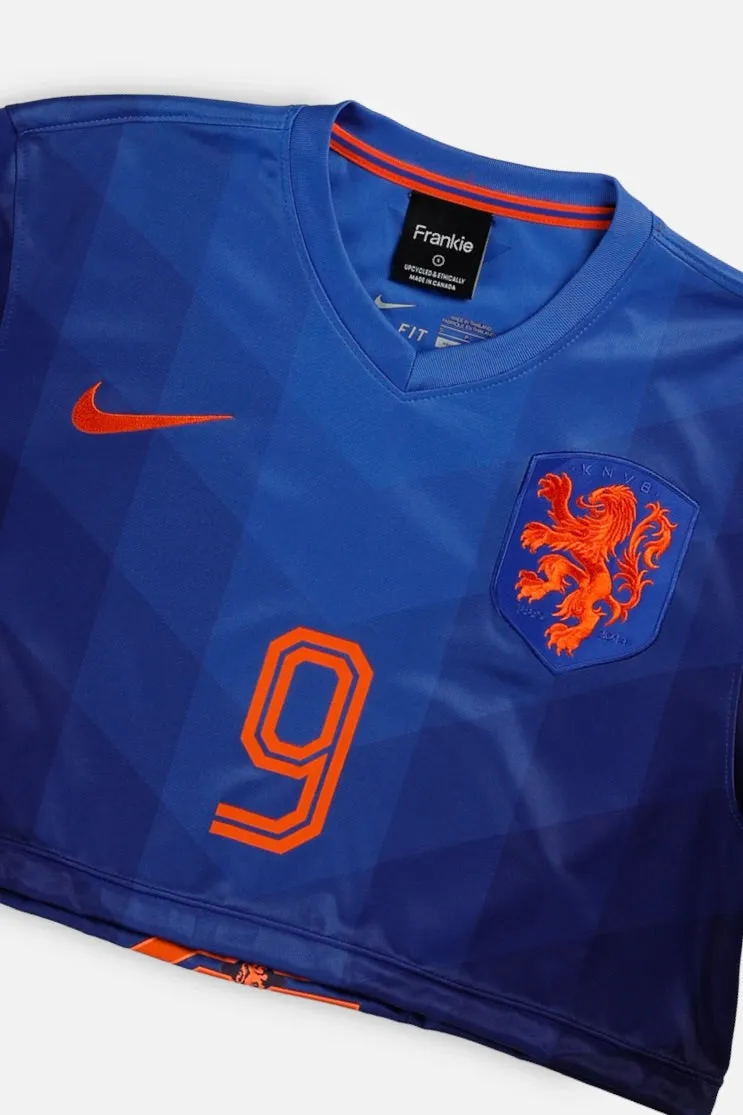 Rework Crop Netherlands Soccer Jersey - S Frankie