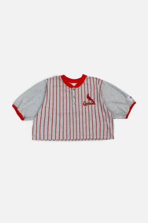 Rework Crop St. Louis Cardinals MLB Jersey - XS Frankie