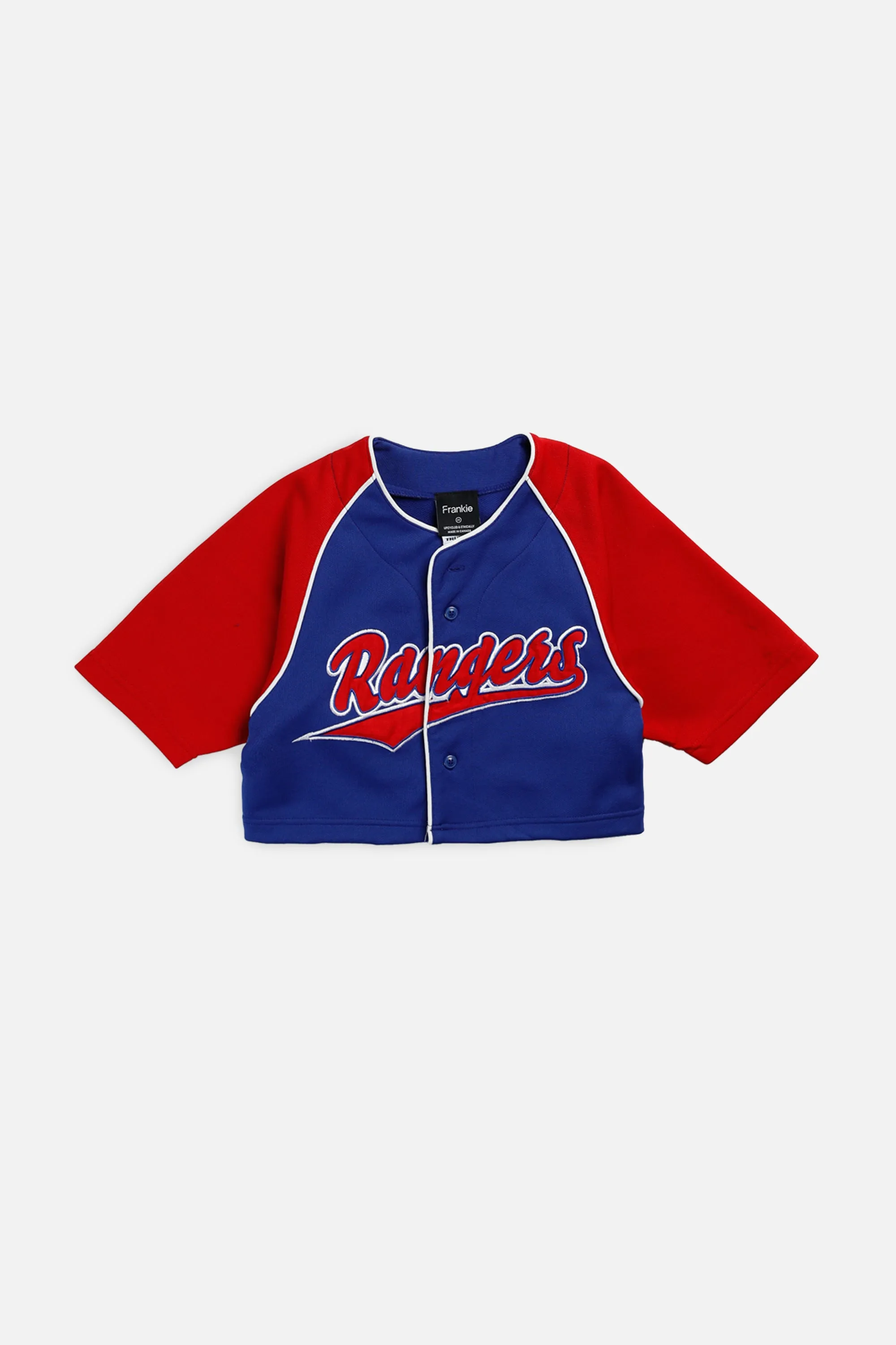 Rework Crop Texas Rangers MLB Jersey - XS Frankie