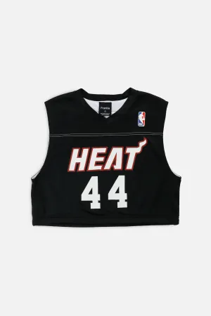 Rework Miami Heat NBA Crop Jersey - S Frankie