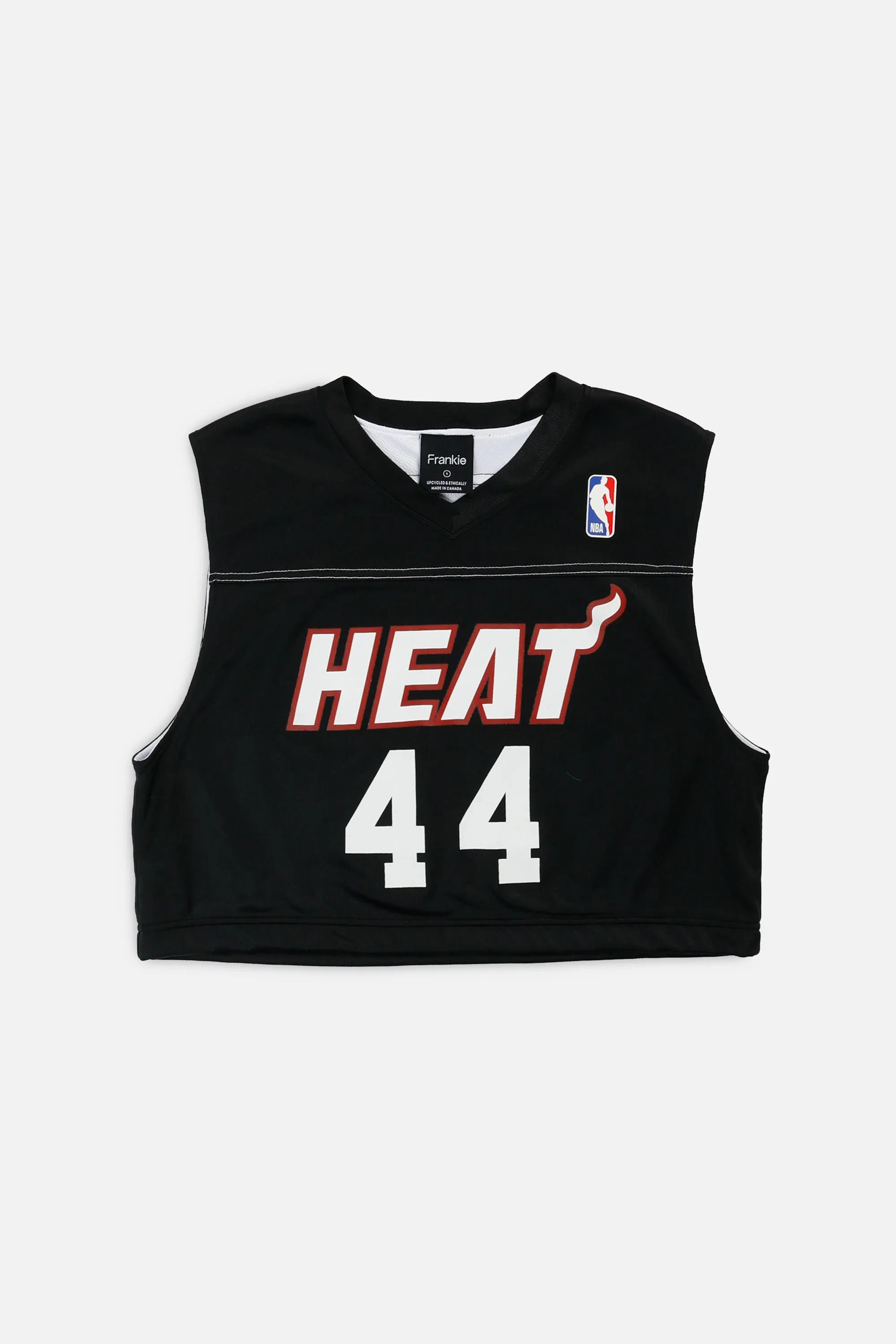 Rework Miami Heat NBA Crop Jersey - S Frankie