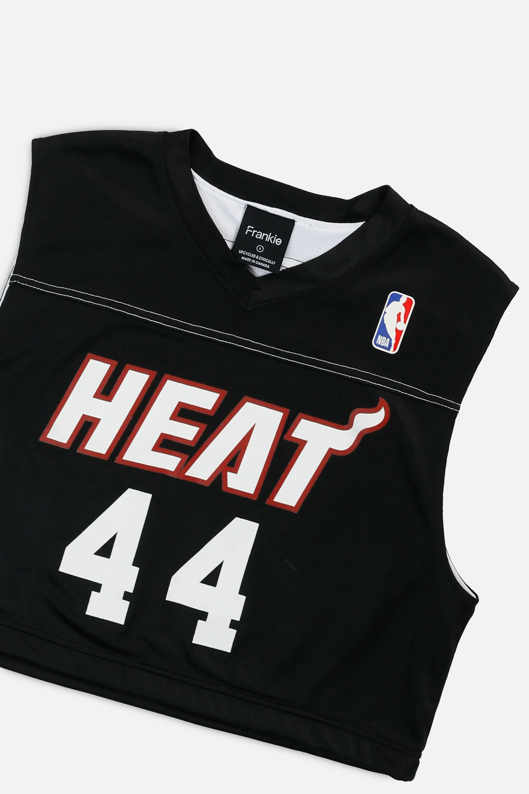 Rework Miami Heat NBA Crop Jersey - S Frankie